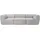 [en.casa] Modular Sofa 3-Sitzer Hurvas Bouclé Grau