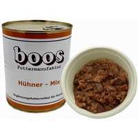 Hühner Mix 800g Dose Hundefutter m. Hühnermägen,- herzen,-  leber / barf / Boos