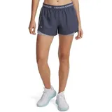 Under Armour Tech Play Up 2in1 Trainingsshorts Damen 044 downpour gray/harbor blue/harbor blue L
