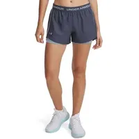 Under Armour Tech Play Up 2in1 Trainingsshorts Damen 044 downpour gray/harbor blue/harbor blue L