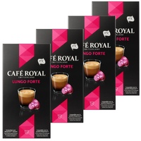 Café Royal Lungo Forte Röstkaffee Kaffeekapseln Nespresso Kompatibel 40 Kapseln