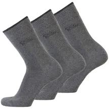 CAMEL ACTIVE Herren Socken, 3er Pack - Basic Socken, Bio-Baumwolle Anthrazit 39-42