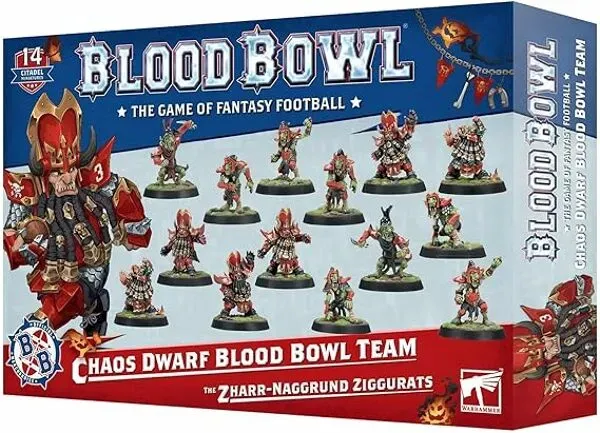 Brettspiel - Blood Bowl Addon Chaos Dwarf Team