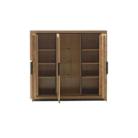 U N O Sports Highboard Grinda ¦ holzfarben ¦ Maße (cm): B: 153 H: 142 T: 40.0