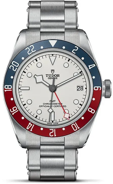 Tudor Herrenuhr Black Bay GMT M79830RB-0010 - silber