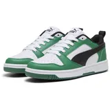 Puma Rebound V6 Lo Jr puma white-puma black-archive green (05) 3