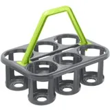 Rotho BASIC Flaschenträger 1778008853 , Farbe: anthrazit / grün