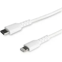 Startech StarTech.com 1m USB-C auf Lightning-Kabel - Hochbelastbare, robuste Aramidfaser - - Apple MFi-zertifiziert iPad/iPhone 12 - Weiß