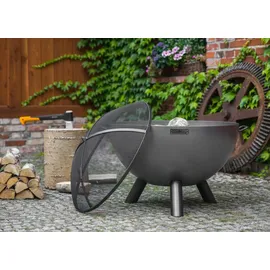Cook King Feuerschale KONGO Ø 85 cm Schwarz