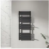 WITEN&NOCK Designheizkörper 1200 x 500 mm 575 W anthrazit Seitenanschluss