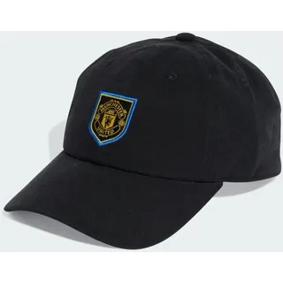 Adidas Manchester United Ausweichausrüstung Kappe - Black / Tribe Yellow - Erwachsene (L/XL)