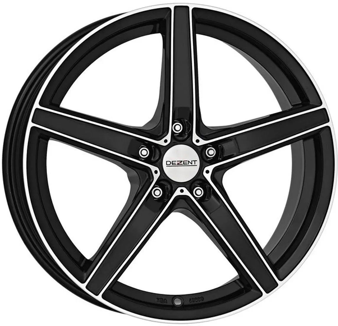 DEZENT DEZENT RN DARK schwarz frontpoliert 7.0Jx16 5x115 ET40