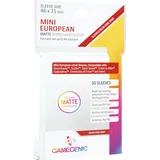 Gamegenic Matte Mini-European Size Sleeves Kartenschutzhüllen 46x71mm (50 Stück)