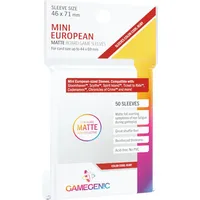 Gamegenic Matte Mini-European Size Sleeves Kartenschutzhüllen 46x71mm (50 Stück)