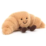 Jellycat Amuseables Croissant Stofftier, klein, 21,6 cm, Gebäck, Plüsch, lustige Geschenkidee
