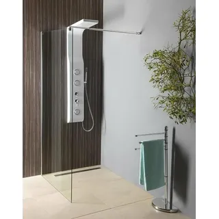 Aqualine Walk-in Duschabtrennung 100 x 190 cm WI101