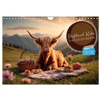 Calvendo Highland Kühe (Wandkalender 2026 DIN A4 quer), CALVENDO