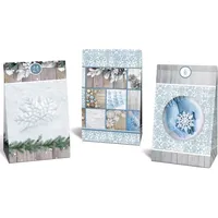 Ursus Adventskalender-Set Geschenktüten Frosty 12x19x6cm