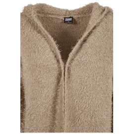 URBAN CLASSICS Hooded Feather Jacke Brown S