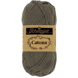 Scheepjes - Scheepjes 387 Dunkel Olive Catona Garn - 1x50g