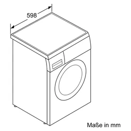 Bosch Serie 6 WUU28T70 Waschmaschine (8 kg, 1400 U/min)
