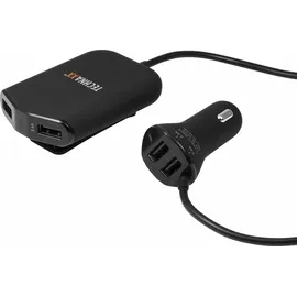 Technaxx Family Car Charger TE14 4x USB 12,0 - 24,0 V Schwarz