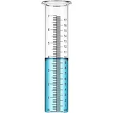 Regenmesser Mit 7 Zoll (ca. 17,8 Cm) Durchmesser Zur Montage Im Außenbereich Für Terrasse, Garten Und Haus