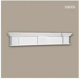 Profhome 164004 Kaminsims Kaminumrandung Zeitloses Klassisches Design Weiß