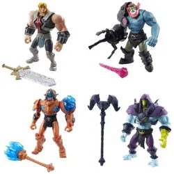 MATTEL HBL65 He-Man and the Masters of the Universe MOTU-Actionfiguren basierend auf der Zeichentrickserie, sortiert