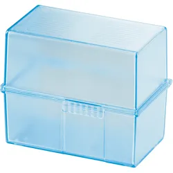 HAN 979-64, A8, 75 x 62 mm, Horizontal, Kunststoff, Polystyrol (PS), Blau, Durch