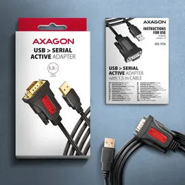AXAGON ADS-1PSN USB-A 2.0 - 1x USB 2.0] 1.5m