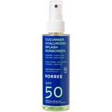 Korres Cucumber Hyaluronic Splash Sonnenschutzspray LSF50