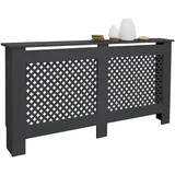 ML-Design Heizkörperverkleidung Wabenmuster 152x19x82 cm Anthrazit