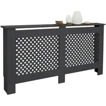 ML-Design Heizkörperverkleidung Wabenmuster 152x19x82 cm Anthrazit