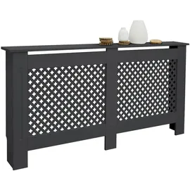 ML-Design Heizkörperverkleidung Wabenmuster 152x19x82 cm Anthrazit