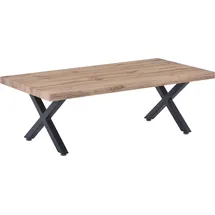 SIT Möbel Moderner Couchtisch Beige Wildeiche 120 x 60 x 10 cm