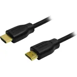 Logilink HDMI Anschlusskabel HDMI-A Stecker, HDMI-A Stecker 1.50m Schwarz CH0036 HDMI-Kabel