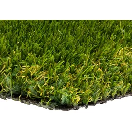 Primaflor Kunstrasen "MEGAN, Gesamthöhe 40 mm, Made in Netherlands", grün, B:200cm L:150cm, Polyethylen (PE), Polypropylen, PRIMAFLOR-IDEEN IN TEXTIL, Teppiche, natürliche Optik, mit Drainagefunktion, ideal für Balkon & Terrasse