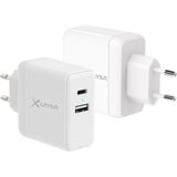 XLayer Dual USB C Ladegerät 30W Adapter Netzteil für iPhone 16 15 14 13 12 11 Pro Max SE XS XR 8 Plus Samsung Galaxy Schnellladegerät Handy Stecker Ladestecker Ladeadapter