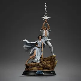 Iron Studios Star Wars Deluxe Art Scale Statue 1/10 Luke and Leia 41 cm