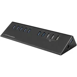 LC-POWER LC-HUB-ALU-2B-10 | Schwarz