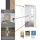 Rauch Eckkleiderschrank Costa 117 x 197 x 104 cm Grau