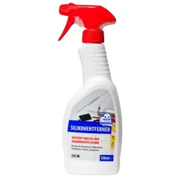 Silikonentferner, Fugenentferner geeignet für Duschtassen, Badewannen, Waschecken und Spiegel, 500 ml - Sprühflasche