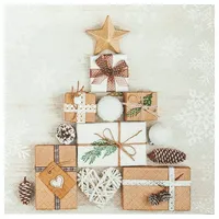 Home fashion Home Fashion®, Tree of Gifts, Lunch-Servietten aufgefaltetes