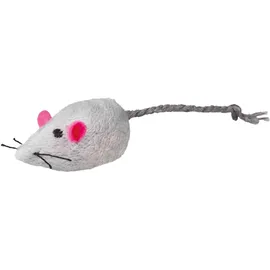 Trixie Plüschmäuse 5 cm grau/weiß