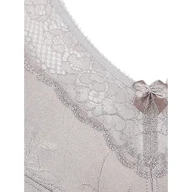 SUSA Entlastungs-BH "Entlastungs BH ohne Bügel Basic", Damen, Gr. 90, Cup F, lila (frosty lavender), Obermaterial: 55% Polyamid PA. 39% Baumwolle CO. 6% Elasthan EL., BHs Entlastungs-BH