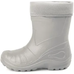 Kinder Gummistiefel gefüttert KL050 - Grau - 32