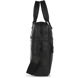 Bugatti Joel Aktentasche Leder 37 cm Laptopfach schwarz