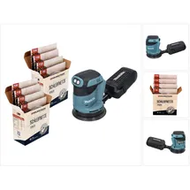 Toolbrothers DBO 180 Z Akku Exzenterschleifer 18 V 125 mm + 2x Toolbrothers SPIDER Netzschleifmittel Set