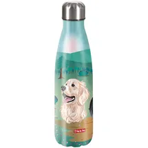 Step By Step Isolierte Edelstahl-Trinkflasche "Dog Basty"